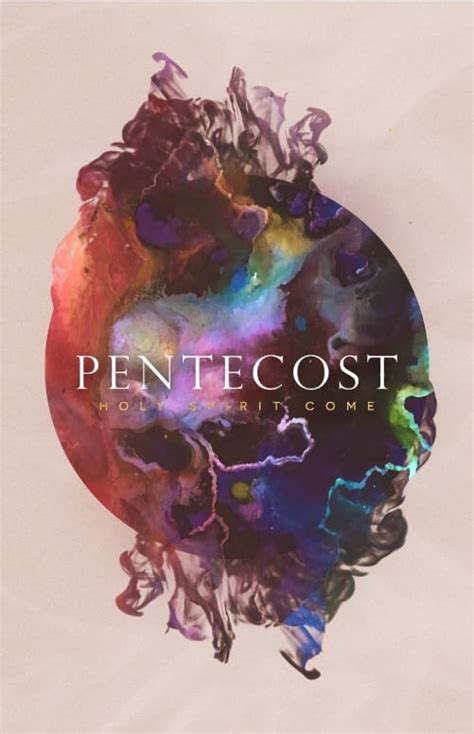 Sharefaith Media Holy Spirit Pentecost Church Bulletin Cover