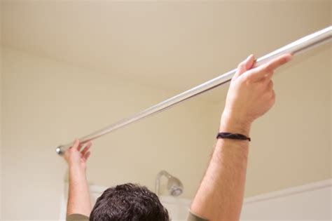 How To Install A Shower Curtain Rod And Not Crack The Tile Ehow