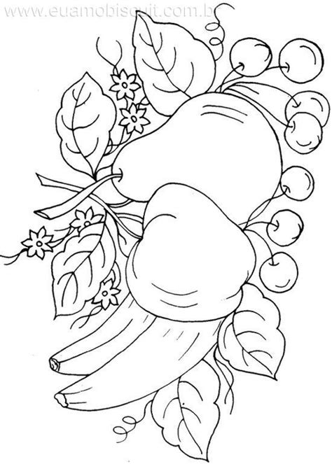 Dibujos para bordar en tela. Dibujos De Frutas Para Pintar En Tela Manteles