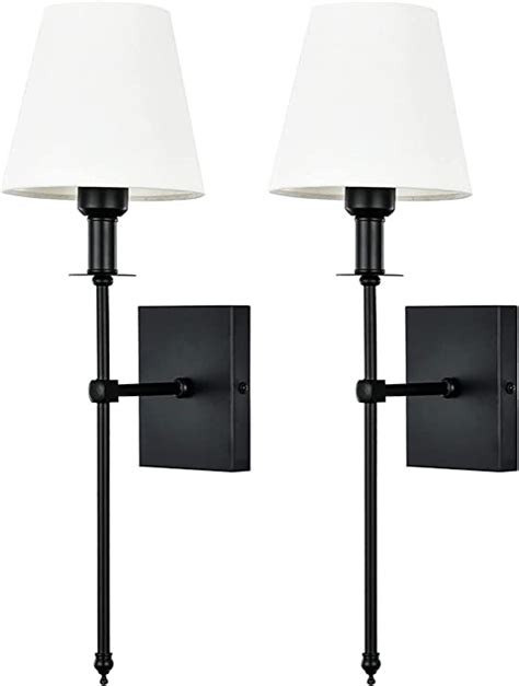 Wall Light Battery Operated Sconce Set Of 2，not Hardwired Fixture