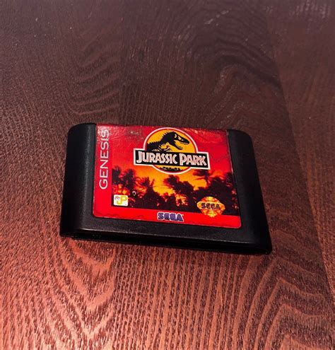 Jurassic Park Sega Genesis Rare Gaming Cartridge Video Gaming