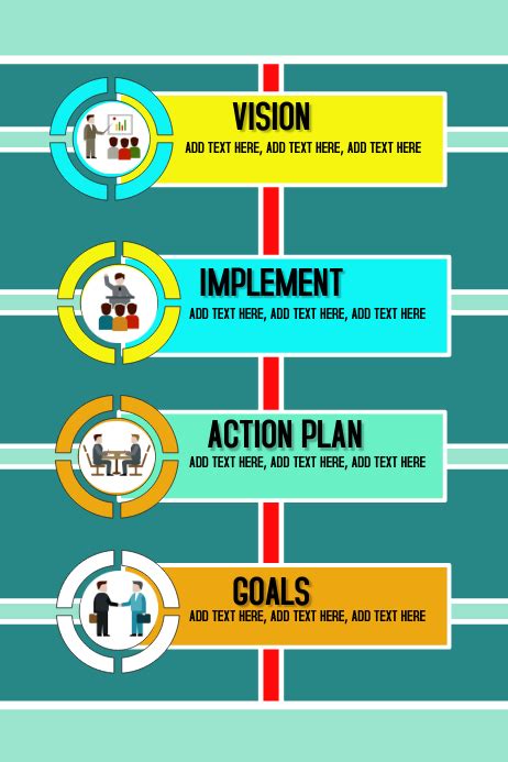 Infographics Business Plan Mission Template Postermywall