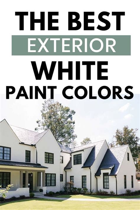 The Best White Paint Colors For Exteriors Welsh Design Studio White