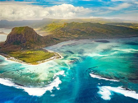 Underwater Waterfall In Le Morne Brabant Mauritius Known ...