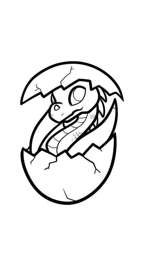 The pose is ready, so now let's add some body to this bare skeleton. Dragon Egg | Easy dragon drawings, Cute dragon drawing, Baby dragons drawing