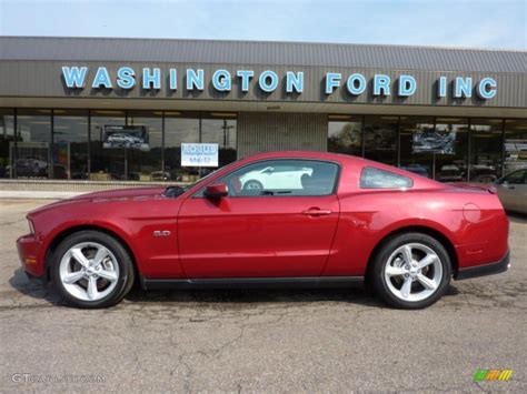 Rarely do you find them in mint condition; 2011 Red Candy Metallic Ford Mustang GT Coupe #49300174 ...
