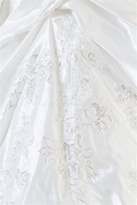 Beautiful Wedding Dress Detail Stock Photo Image Of Background Light
