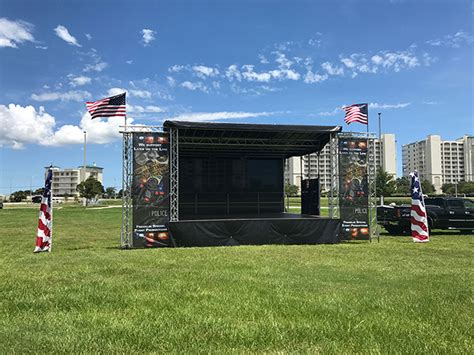Portable Stage Rentals Mobile Stages With Lighting And Sound