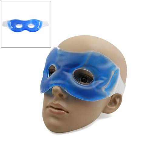 Blue Gel Padded Eye Mask Cold Warm Hot Heat Ice Cool Soothing Tired