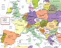 Map Of Europe today Map Europe today | Europe map, Map, Italy map
