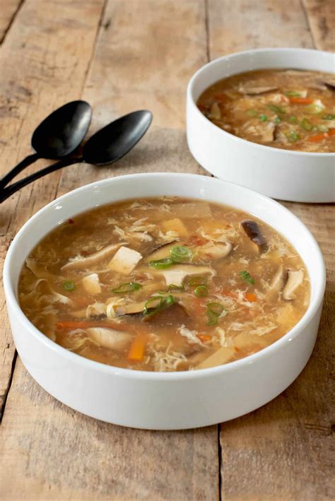 Vegetarian Chinese Hot And Sour Soup Culinary Ginger