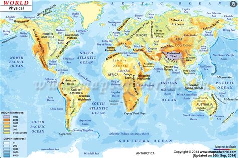 Map Of World Mountain Ranges World Map