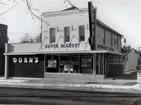 Open 24 hours a day*. Looking back: Past grocery stores and vintage ads