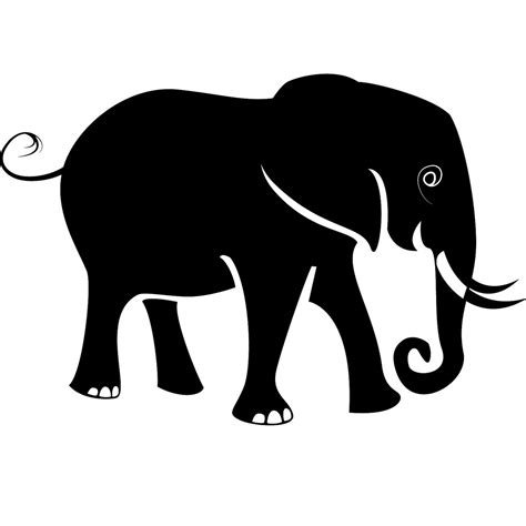 Elephant Vector Clip Art
