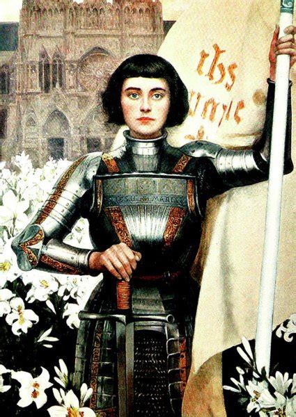 St Joan Of Arc Jeanne Darca Art Print Saint Joan Of Arc Joan D