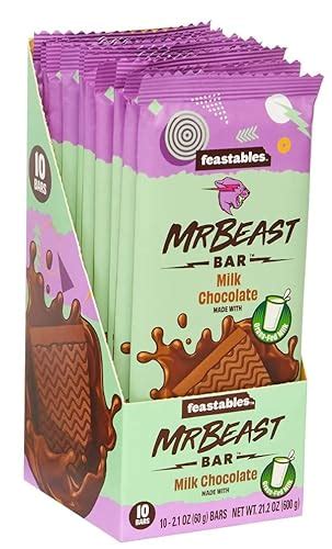 Feastables MrBeast Milk Chocolate Bars Made With Grass Fed Milk