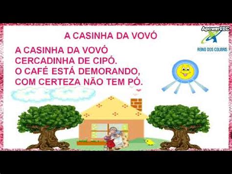 Vovó é uma frase usada mais por crianças! A CASINHA DA VOVÓ (AULA - 20/04/2020) - YouTube