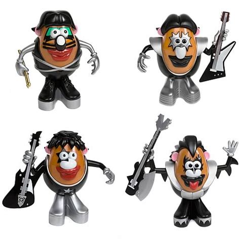 Kiss Mr Potato Head Collector Set Ppw Toys Kiss Potato Heads At