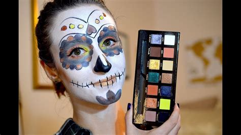 Halloween Sugar Skull Makeup Tutorial Youtube