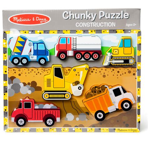 Construction Chunky Puzzle 6 Piece Puzzle