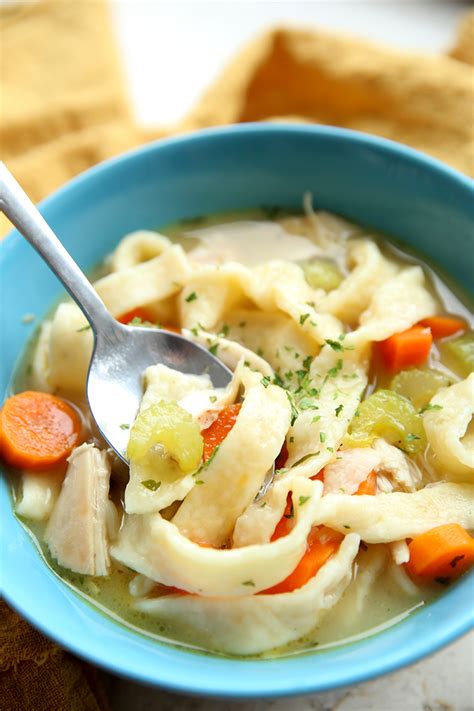 Classic Chicken Noodle Soup With Homemade Noodles