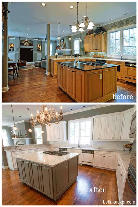How To Paint Kitchen Cabinets White Before And After Pictures Resnooze Com