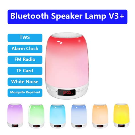 S66 3rd Generation Lamp Bluetooth Speaker Lamp Speaker Colorful LED