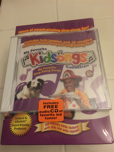 Kidsongs Sing Along Fun Box Set 4 Disc Dvd Box Set With Extra Audio