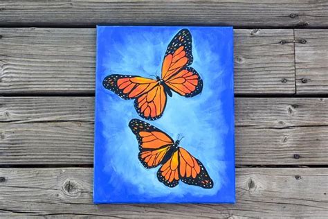 Easy Butterfly Painting Tutorial Christiana Kearney