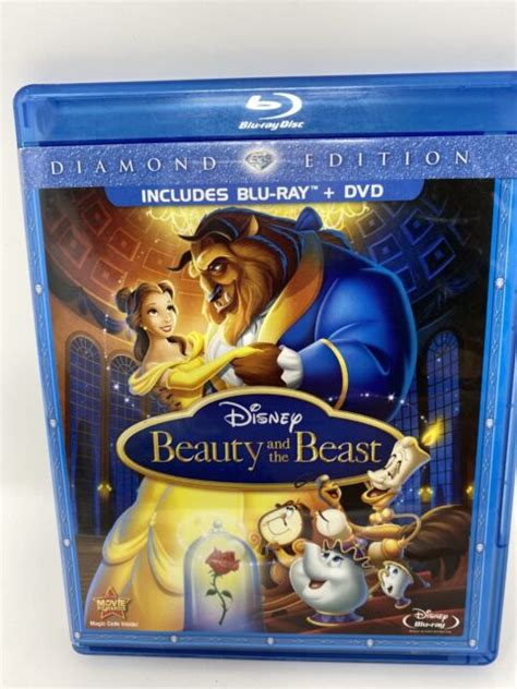 Beauty And The Beast Blu Raydvd 2010 3 Disc Set Diamond Edition