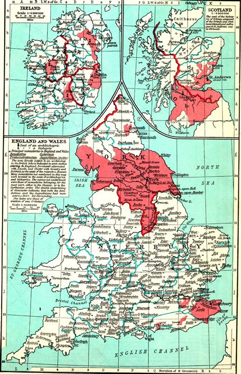 Medieval England Map