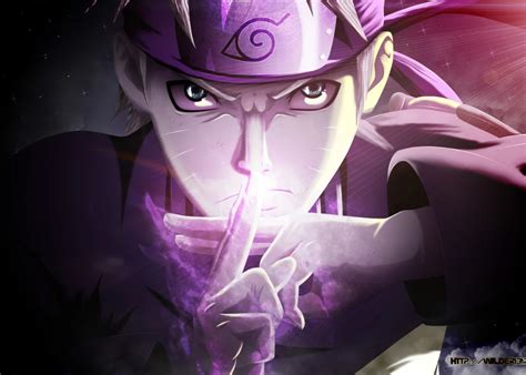 Naruto Uzumaki Purple Anime And Manga Poster Print Metal Posters