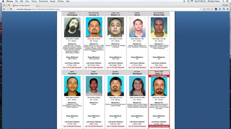 Texas ‘most Wanted Fugitives Are All Listed As White — Based On Their