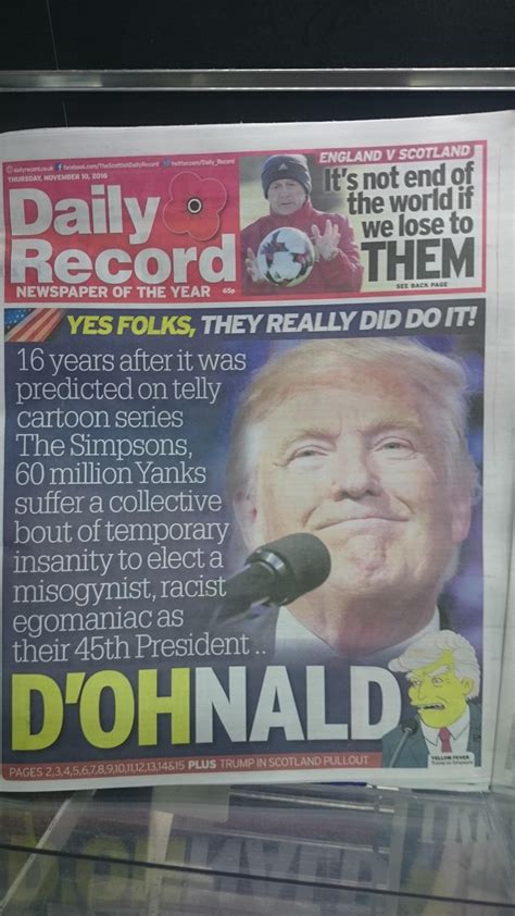 This is the front page of todays newspaper in Scotland. : pics