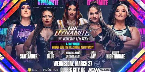 AEW Dynamite Preview TBS Title No 1 Contender Match And More WWE