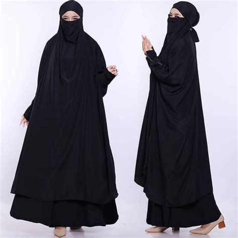 Langer Hijab Mit Niqab Sofortiger Hijab Mit Niqab Langes Etsyde