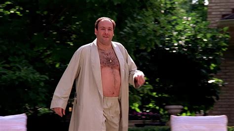 Auscaps James Gandolfini Shirtless In The Sopranos Pilot