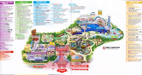 All New Disney California Adventure Park Maps Featuri