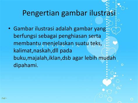 Gambar ilustrasi adalah gambar yang menggambarkan suatu suasana, keadaan, atau hal abstrak lain yang tidak tampak agar memperoleh perkiraan representasif yang sesuai dengan hal yang ingin digambarkan. 29+ Trend Fungsi Gambar Ilustrasi Pada Buku Adalah ...