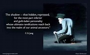 Jung defines his concept of the shadow | Carl jung quotes, Shadow ...