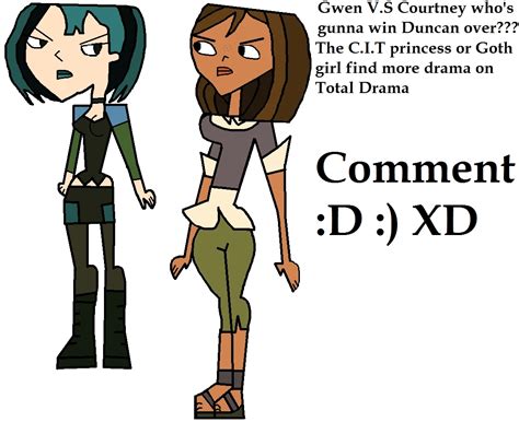 I Drew And Colored Courtney And Gwen Total Drama World Tour Fan Art