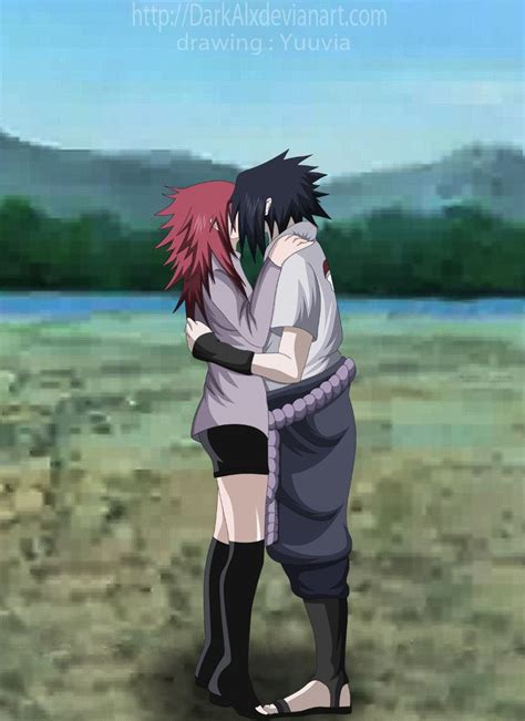 Sasuke And Karin By Darkalx Sasuke Anime Naruto Anime