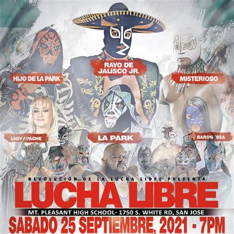 Pro Wrestling Revolution Lucha Libre San Jose September 25th En