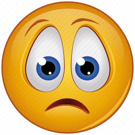 Bemused Cartoon Emoji Emotion Face Nodding Sad Icon