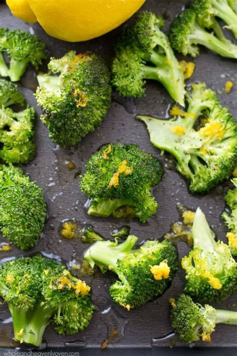 Oven Roasted Broccoli With Lemon