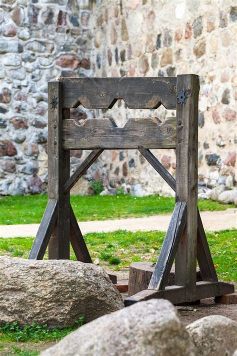 Dispositivo Medievale Di Legno Di Tortura Immagine Stock Immagine Di