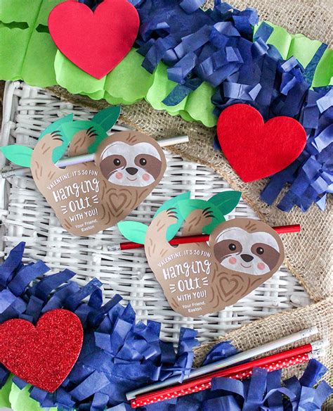 Michelle Paige Blogs 12 Sloth Valentine Ideas