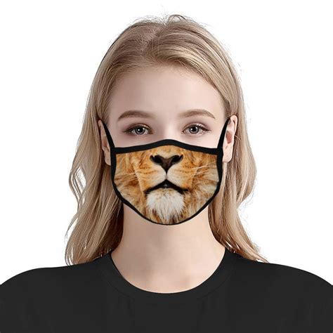 Lion Face Mask Masks Costume Accessories Face Mask Etsy