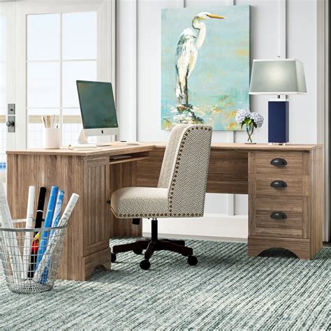 Charming meets professional in this classic computer desk, perfect for working from home or simply surfing the net. Beachcrest Home Pinellas Executive Desk & Reviews | Wayfair