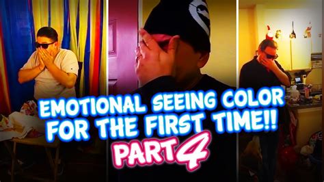 Emotional Seeing Color For The First Time Part 4 Tearful Moments With The T Of Color Youtube